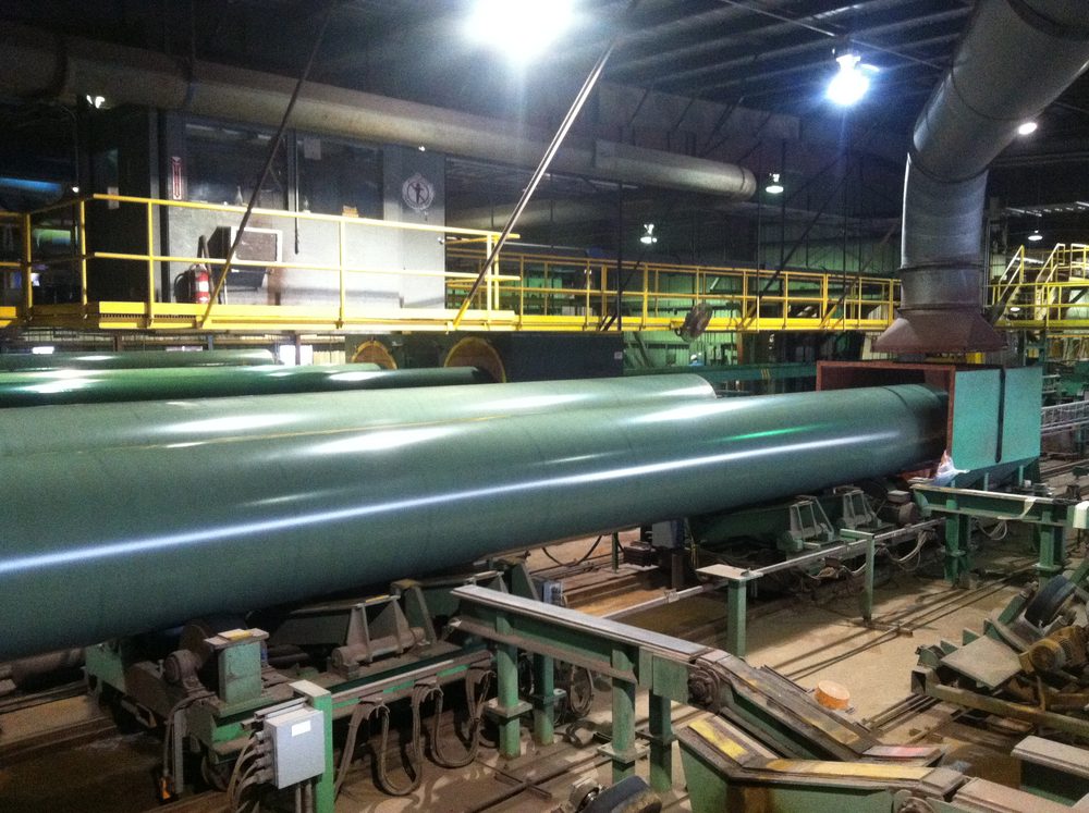 Pipe mill production line